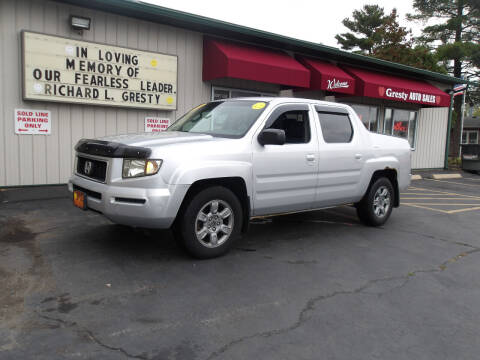2008 Honda Ridgeline for sale at GRESTY AUTO SALES in Loves Park IL