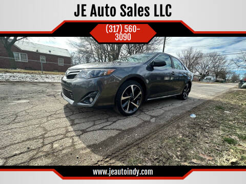 2012 Toyota Camry for sale at JE Auto Sales LLC in Indianapolis IN