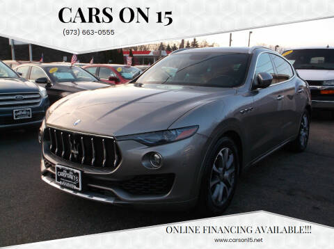 2017 Maserati Levante for sale at Cars On 15 in Lake Hopatcong NJ