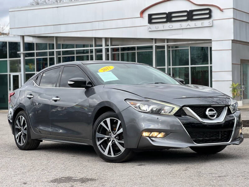 2017 Nissan Maxima for sale at BBB AUTO SALES in Nashville TN