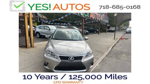 2017 Lexus CT 200h for sale at Yes Auto in Elmhurst NY