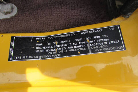 1982 Volkswagen Vanagon L