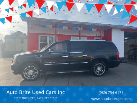 2012 Cadillac Escalade ESV for sale at Auto Brite Used Cars Inc in Saginaw MI