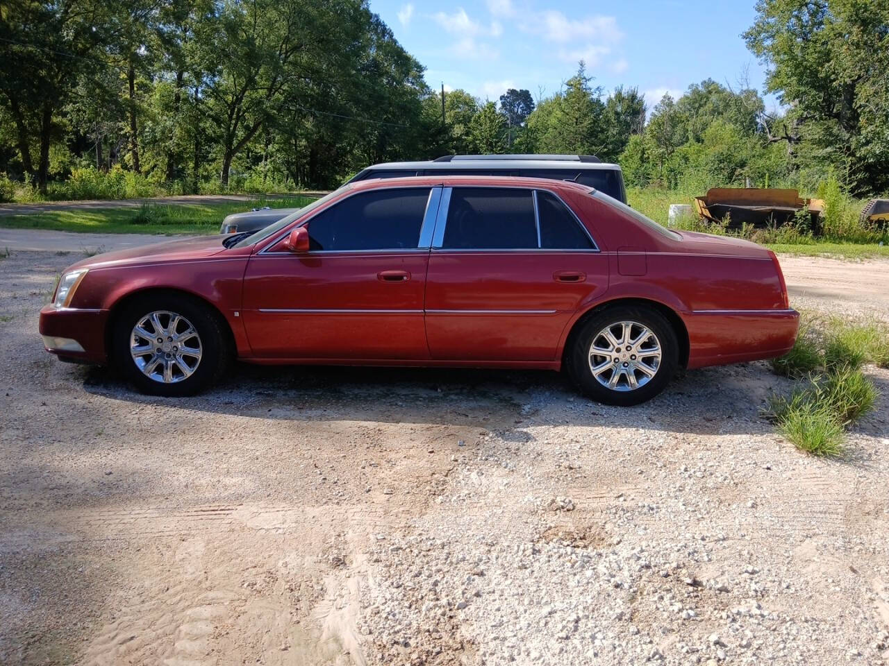 Red 2008 Cadillac DTS Base Base 4dr Sedan 4