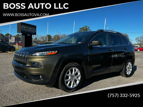 2015 Jeep Cherokee for sale at BOSS AUTO LLC in Norfolk VA