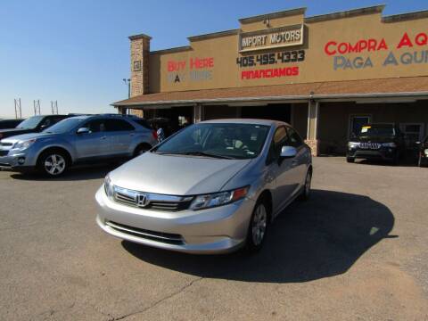 2012 Honda Civic for sale at Import Motors in Bethany OK