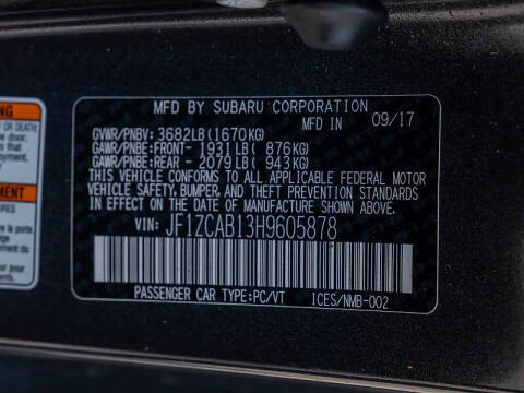 2017 Subaru BRZ Premium