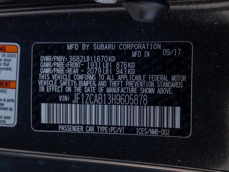 2017 Subaru BRZ Premium