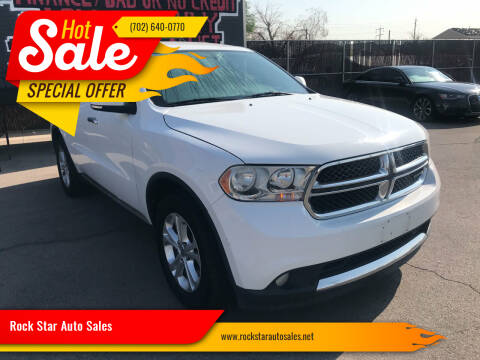2013 Dodge Durango for sale at ROCK STAR TRUCK & AUTO LLC in Las Vegas NV