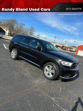 2015 Dodge Durango for sale at Randy Bland Used Cars in Nevada MO