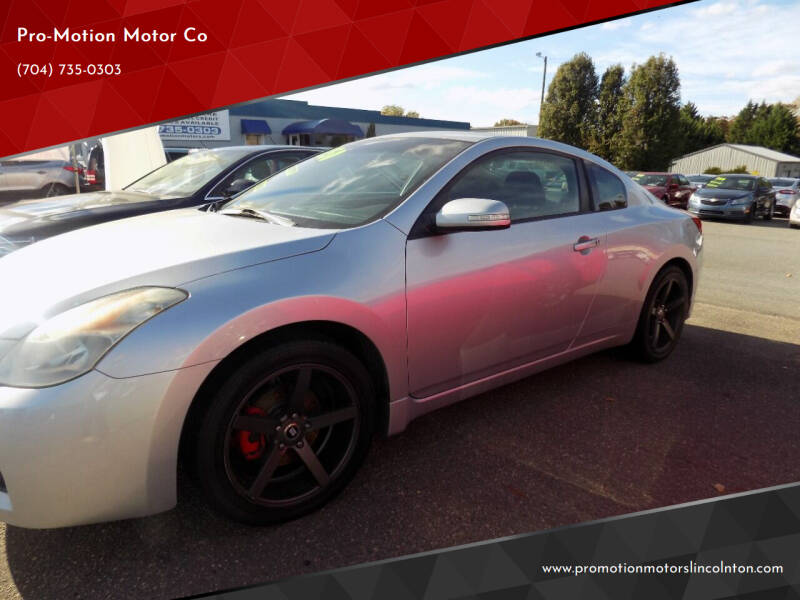 2008 Nissan Altima for sale at Pro-Motion Motor Co in Lincolnton NC