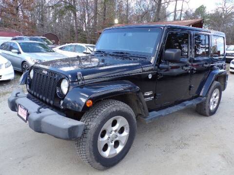 2014 Jeep Wrangler Unlimited for sale at Select Cars Of Thornburg in Fredericksburg VA
