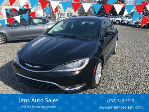 2015 Chrysler 200 for sale at Jims Auto Sales in Lakehurst NJ