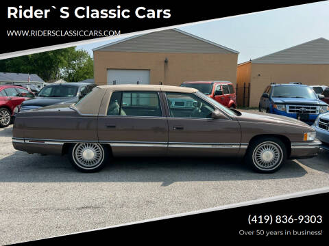 1995 Cadillac DeVille for sale at Rider`s Classic Cars in Millbury OH