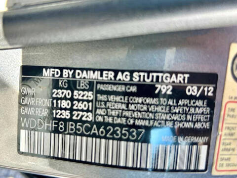 2012 Mercedes-Benz E-Class