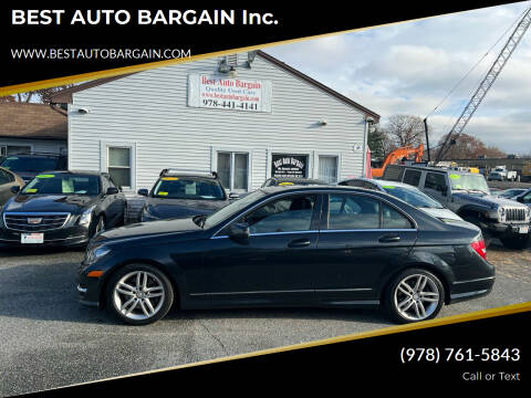 2013 Mercedes-Benz C-Class for sale at BEST AUTO BARGAIN inc. in Lowell MA