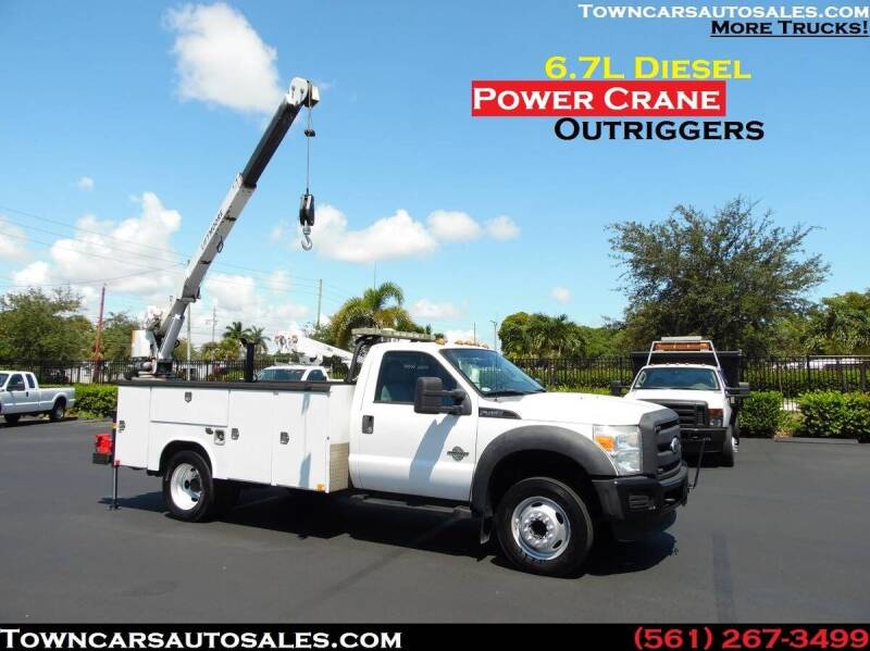 2011 Ford F-450 Super Duty for sale at Town Cars Auto Sales in West Palm Beach FL