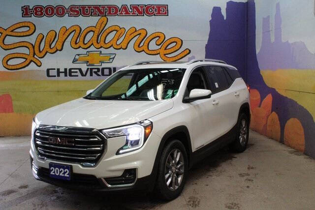 Used 2022 GMC Terrain SLT with VIN 3GKALVEV0NL102071 for sale in Grand Ledge, MI