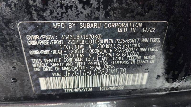 2023 Subaru Crosstrek