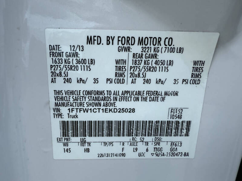 2014 Ford F-150 Lariat