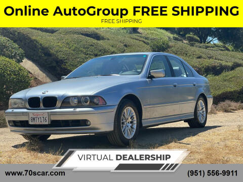 2002 BMW 5 Series for sale at Online AutoGroup FREE SHIPPING in Riverside CA