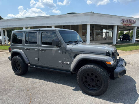 2019 Jeep Wrangler Unlimited for sale at Haynes Auto Sales Inc in Anderson SC