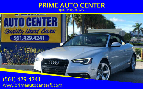 2013 Audi A5 for sale at PRIME AUTO CENTER in Palm Springs FL