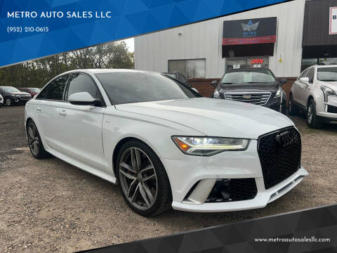 2018 Audi S6 for sale at METRO AUTO SALES LLC in Lino Lakes MN