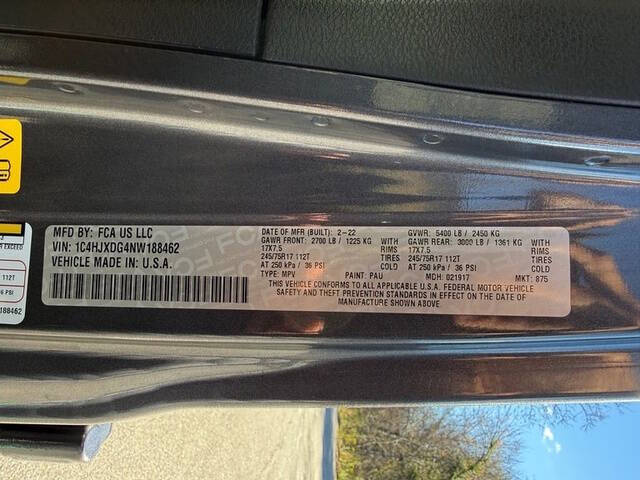 2022 Jeep Wrangler Unlimited Sport S