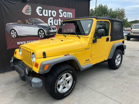 2004 Jeep Wrangler for sale at Euro Auto in Overland Park KS
