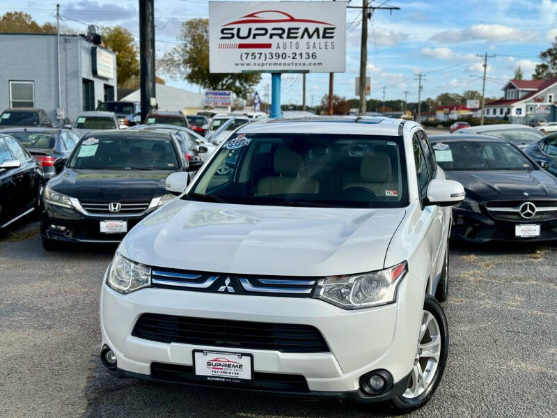 2014 Mitsubishi Outlander for sale at Supreme Auto Sales in Chesapeake VA