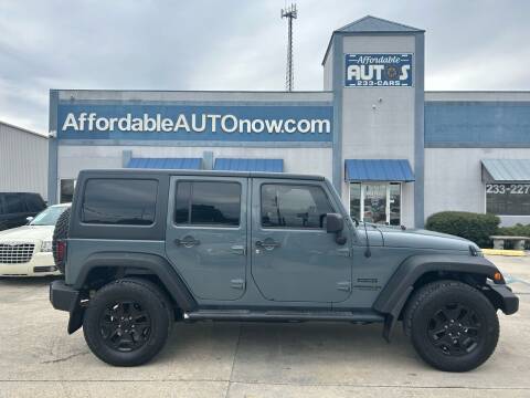 2014 Jeep Wrangler Unlimited for sale at Affordable Autos in Houma LA