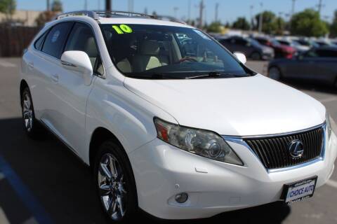 2010 Lexus RX 350 for sale at Choice Auto & Truck in Sacramento CA