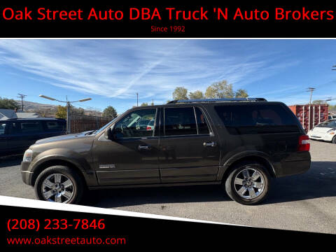 2008 Ford Expedition EL for sale at Oak Street Auto DBA Truck 'N Auto Brokers in Pocatello ID