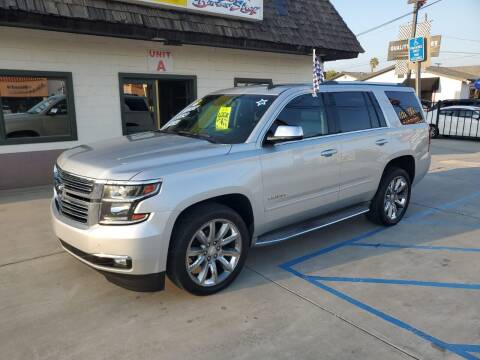 2015 Chevrolet Tahoe for sale at E and M Auto Sales in Bloomington CA
