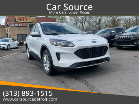 2020 Ford Escape for sale at Car Source in Detroit MI