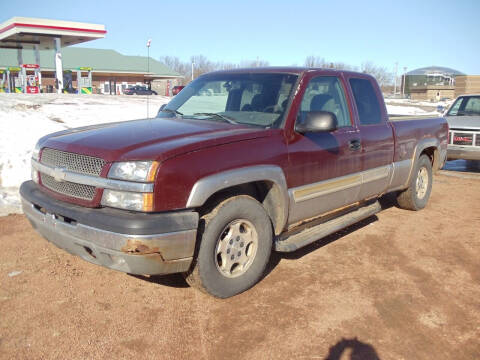 2003 Chevrolet Silverado 1500 for sale at KAISER AUTO SALES in Spencer WI