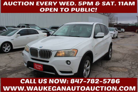 2011 BMW X3 for sale at Waukegan Auto Auction in Waukegan IL