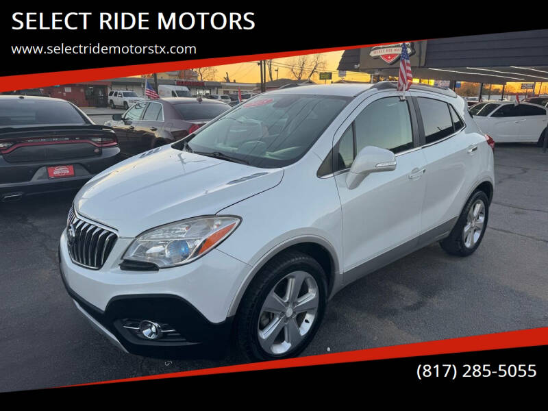 2015 Buick Encore for sale at SELECT RIDE MOTORS in Arlington TX