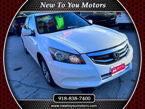 2012 Honda Accord for sale at New To You Motors in Tulsa OK