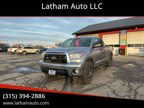 2013 Toyota Tundra for sale at Latham Auto LLC in Ogdensburg NY
