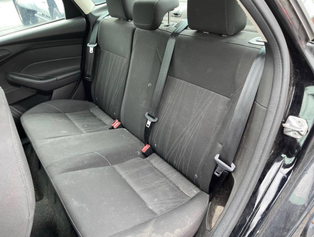 Black 2016 Ford Focus S S 4dr Sedan 15