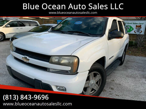 2002 Chevrolet TrailBlazer for sale at Blue Ocean Auto Sales LLC in Tampa FL