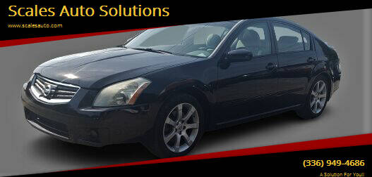 2007 Nissan Maxima for sale at Scales Auto Solutions in Madison NC