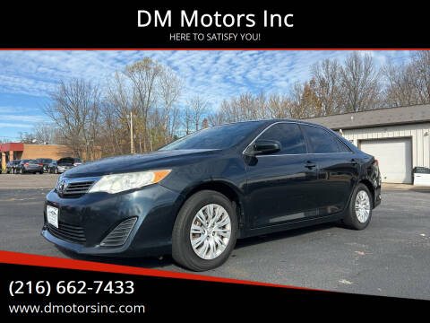 2012 Toyota Camry for sale at DM Motors Inc in Maple Heights OH