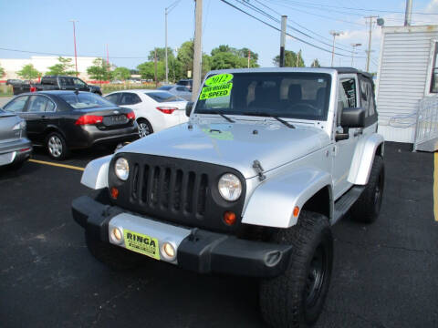 2012 Jeep Wrangler for sale at Ringa Auto Sales in Arlington Heights IL