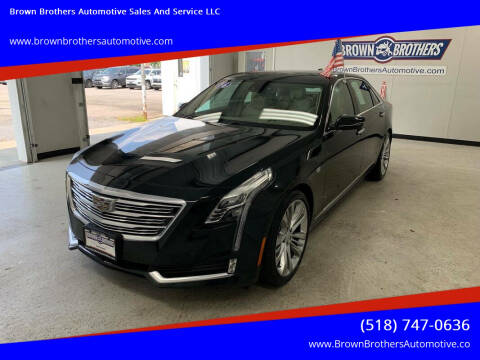 2016 Cadillac CT6 for sale at Brown Brothers Automotive Sales And Service LLC in Hudson Falls NY