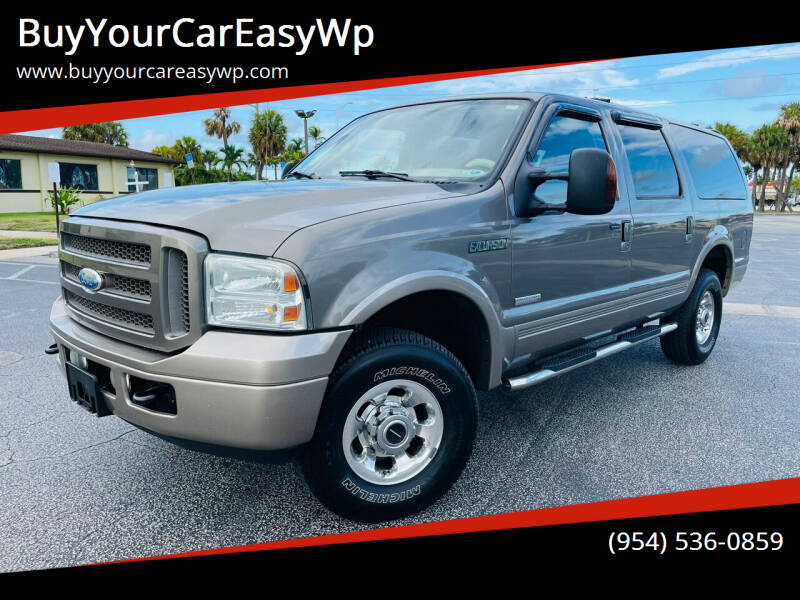 2005 Ford Excursion for sale at BuyYourCarEasyWp in Fort Myers FL