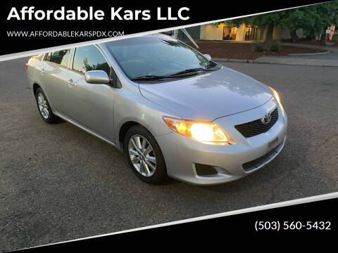 2010 Toyota Corolla for sale at Affordable Kars LLC in Portland OR