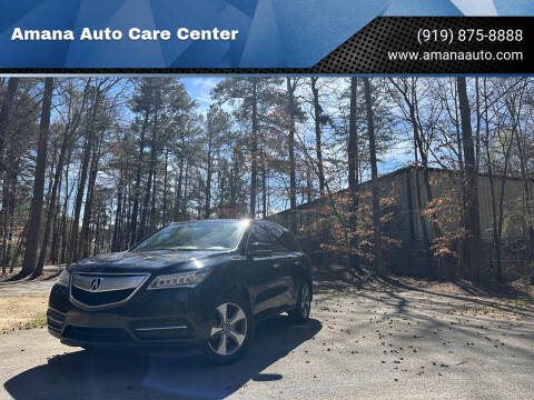 2014 Acura MDX for sale at Amana Auto Care Center in Raleigh NC